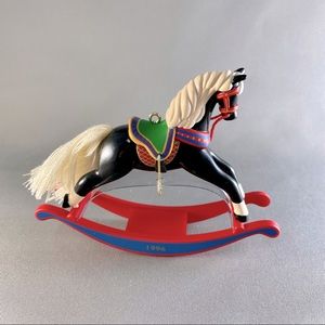 Vintage Hallmark Rocking Horse Keepsake Ornament Collectors Series 1996